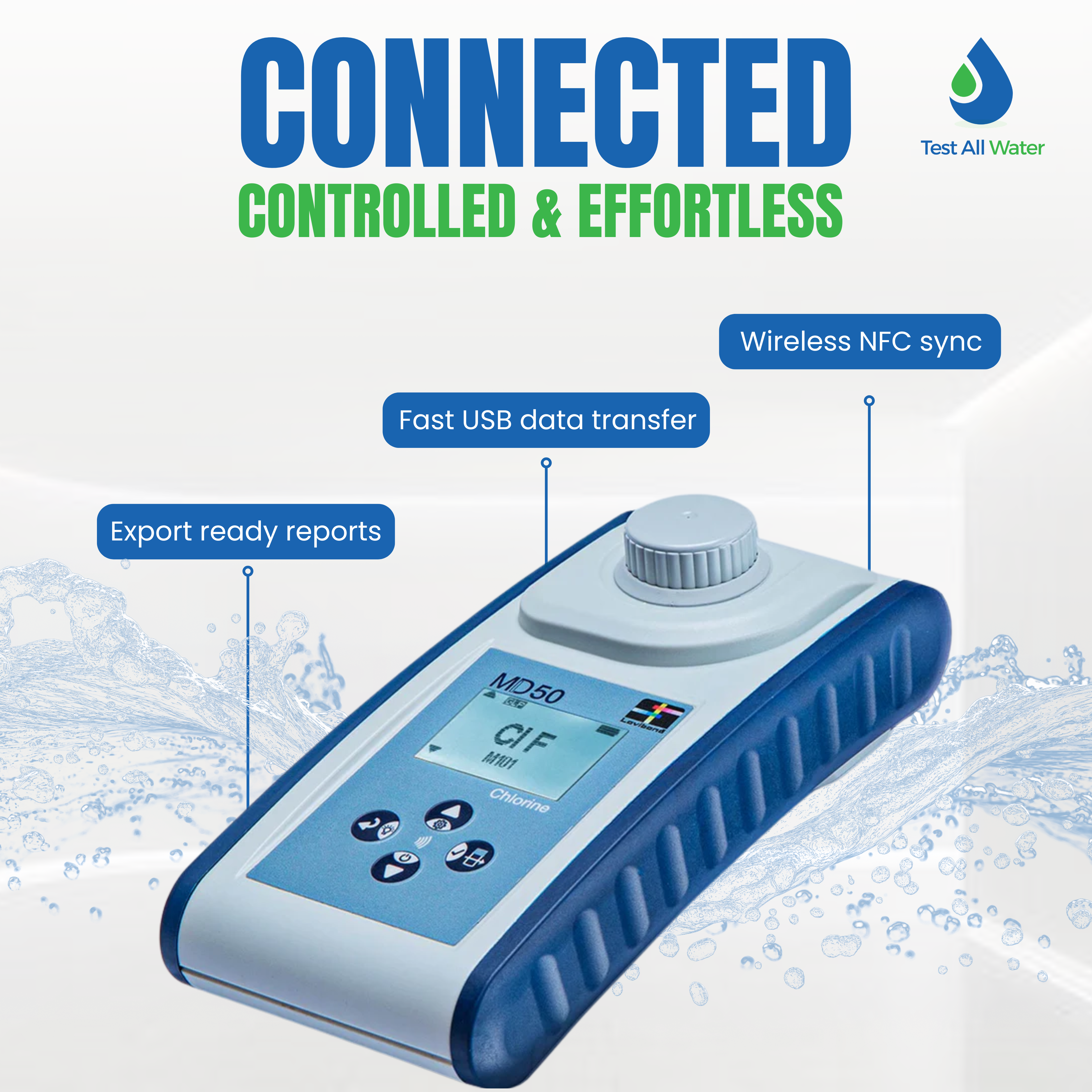 Lovibond MD50 Copper Photometer with Powder Reagents