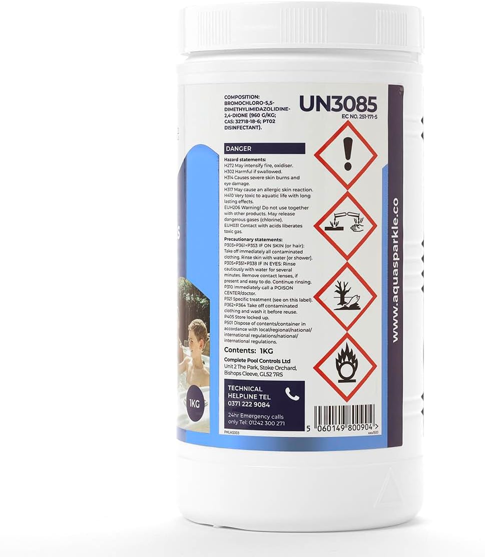 AquaSparkle Bromine Tablets (Use Test All Water BRTAB01OL as alternative)