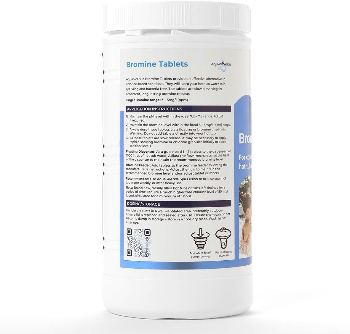 AquaSparkle Bromine Tablets (Use Test All Water BRTAB01OL as alternative)