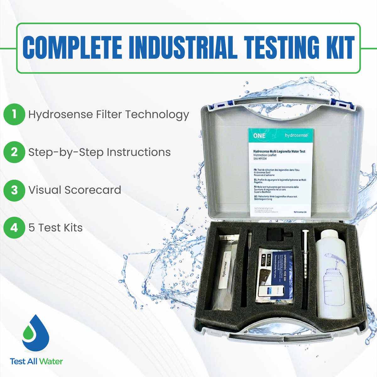 Hydrosense ONE Multi Legionella Industrial Kit Clearance Item