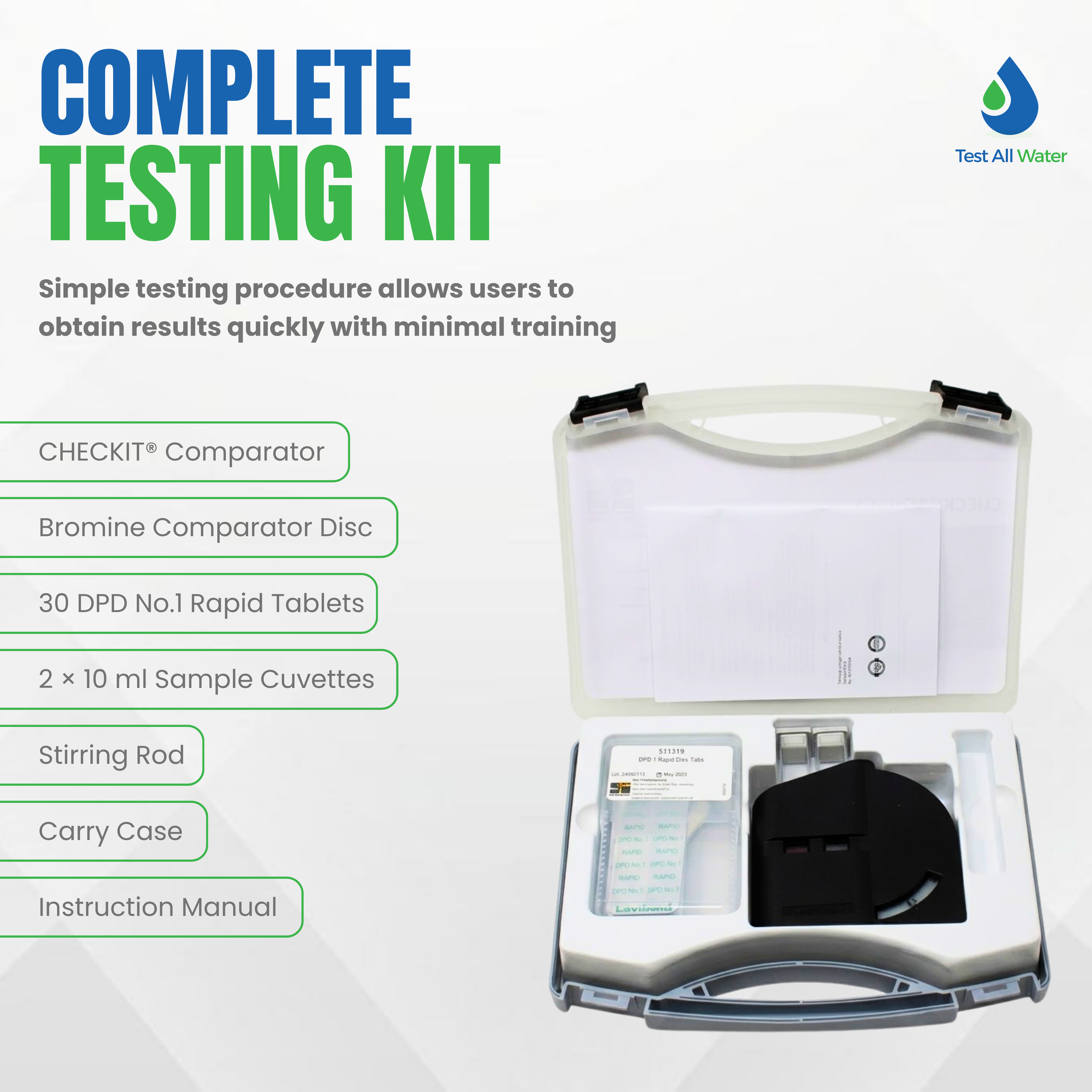 Lovibond CHECKIT COMPARATOR Bromine Kit