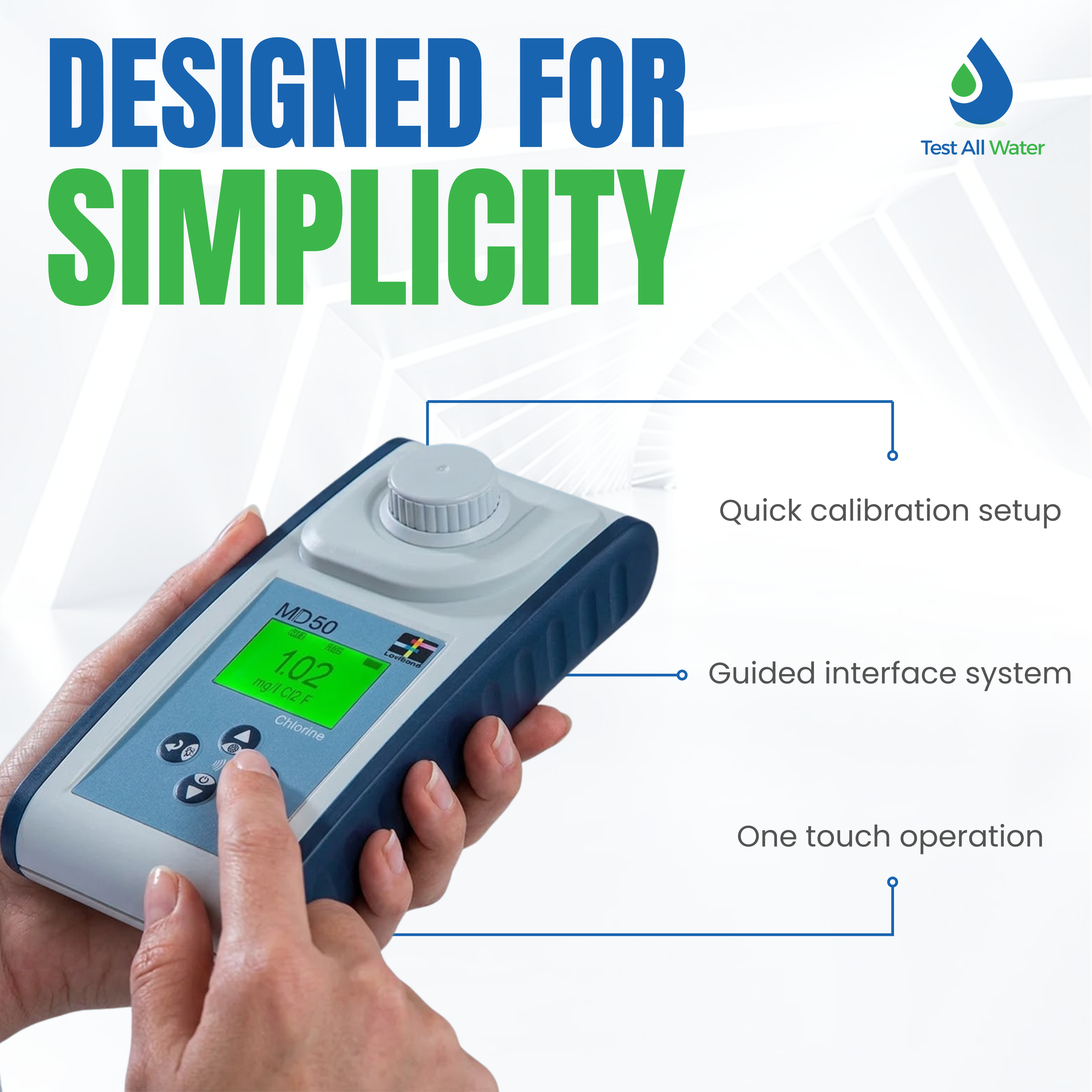 Lovibond MD50 Copper Photometer with Powder Reagents