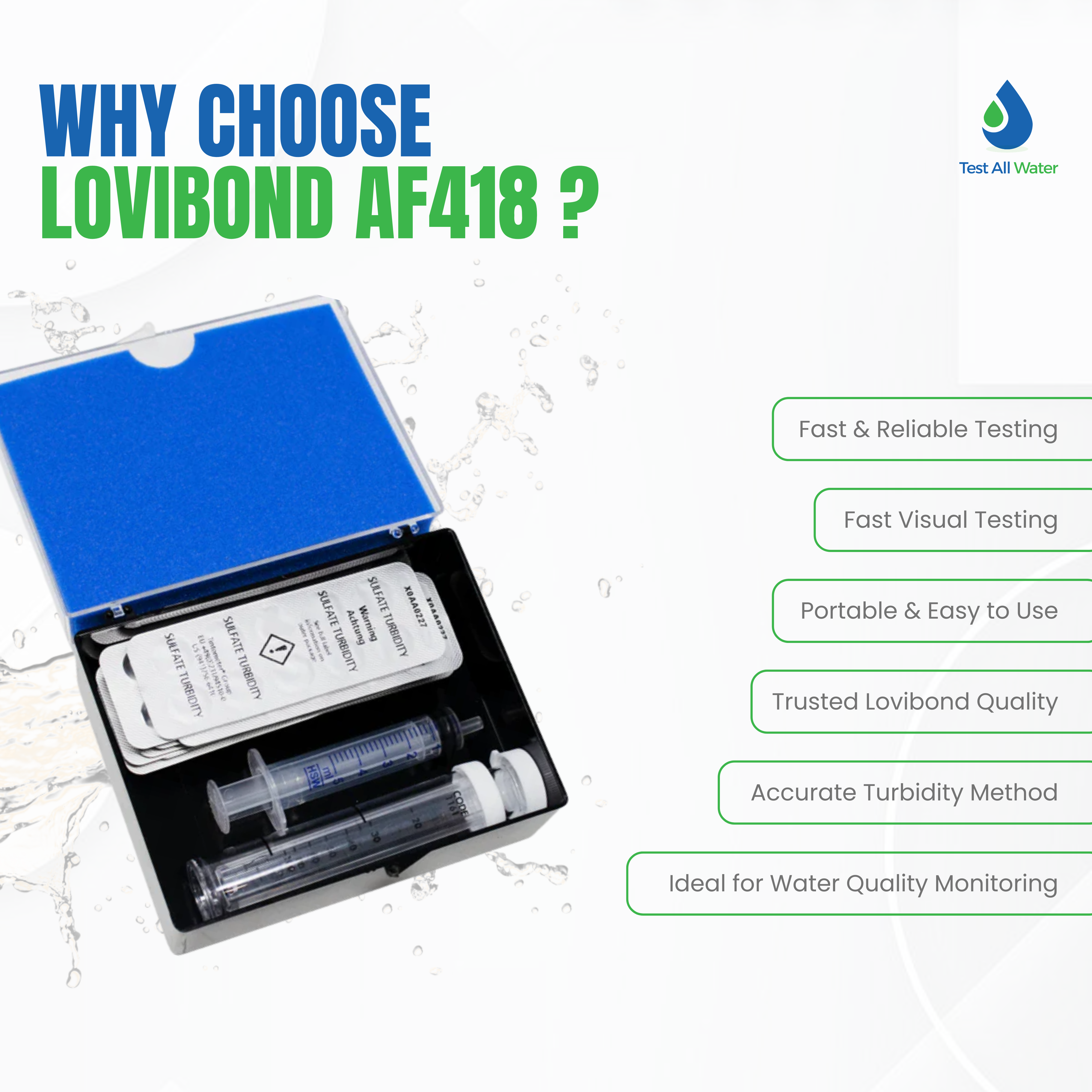 Lovibond AF418 Chloride / Salt Test Kit