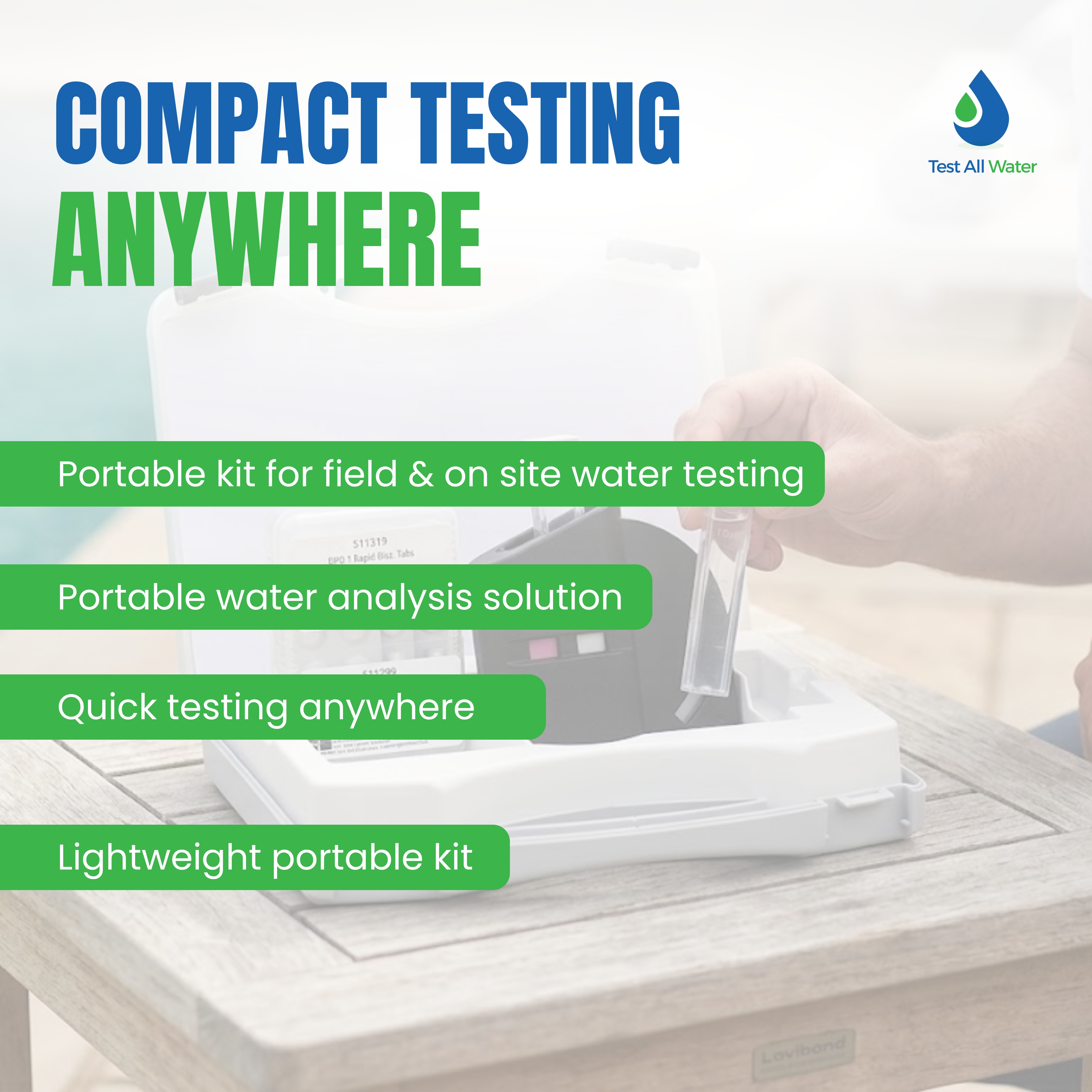Lovibond Checkit Comparator Chlorine 0-4 mg/l Test Kit