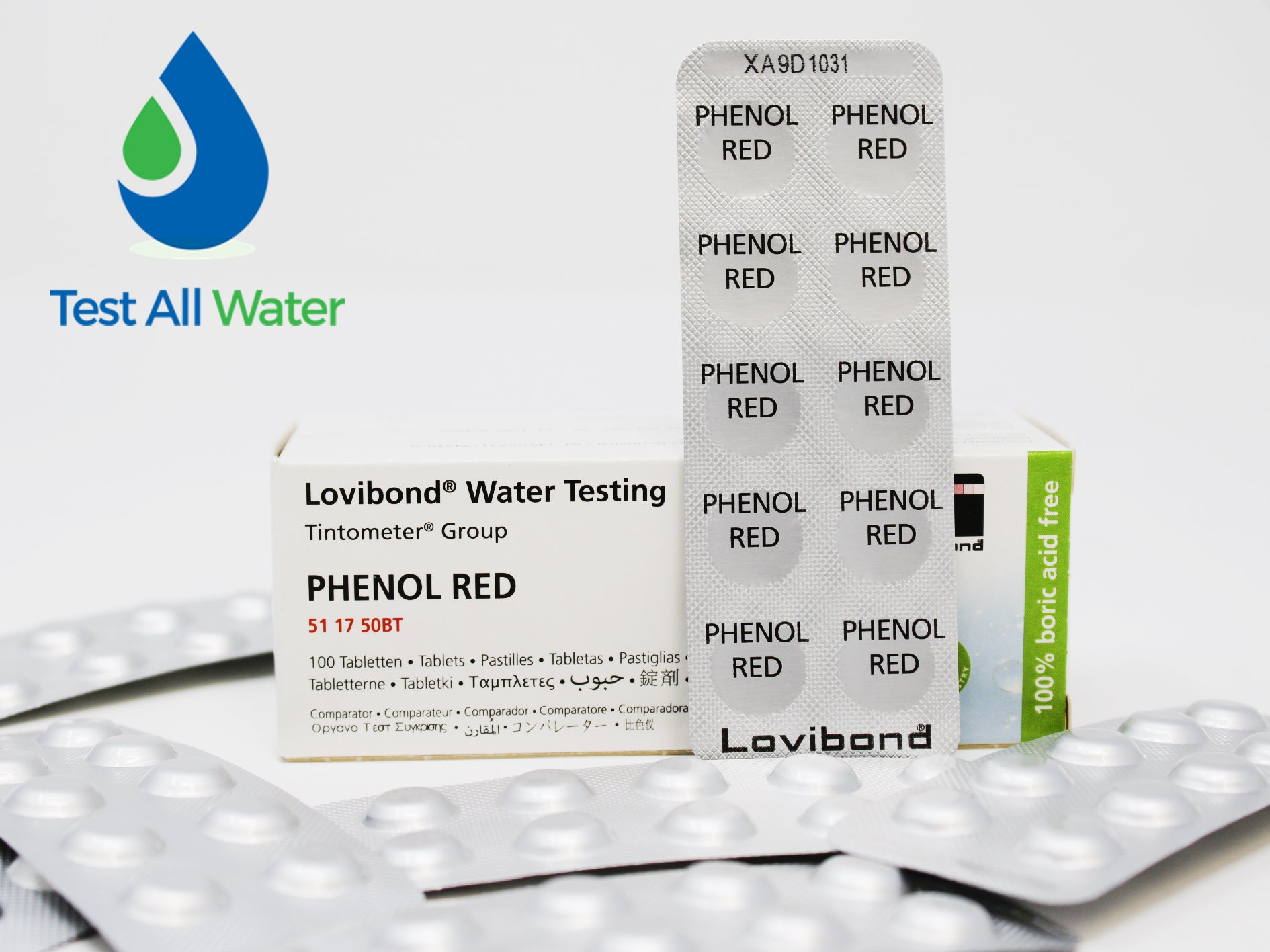 Lovibond Phenol Red Comparator Tablets