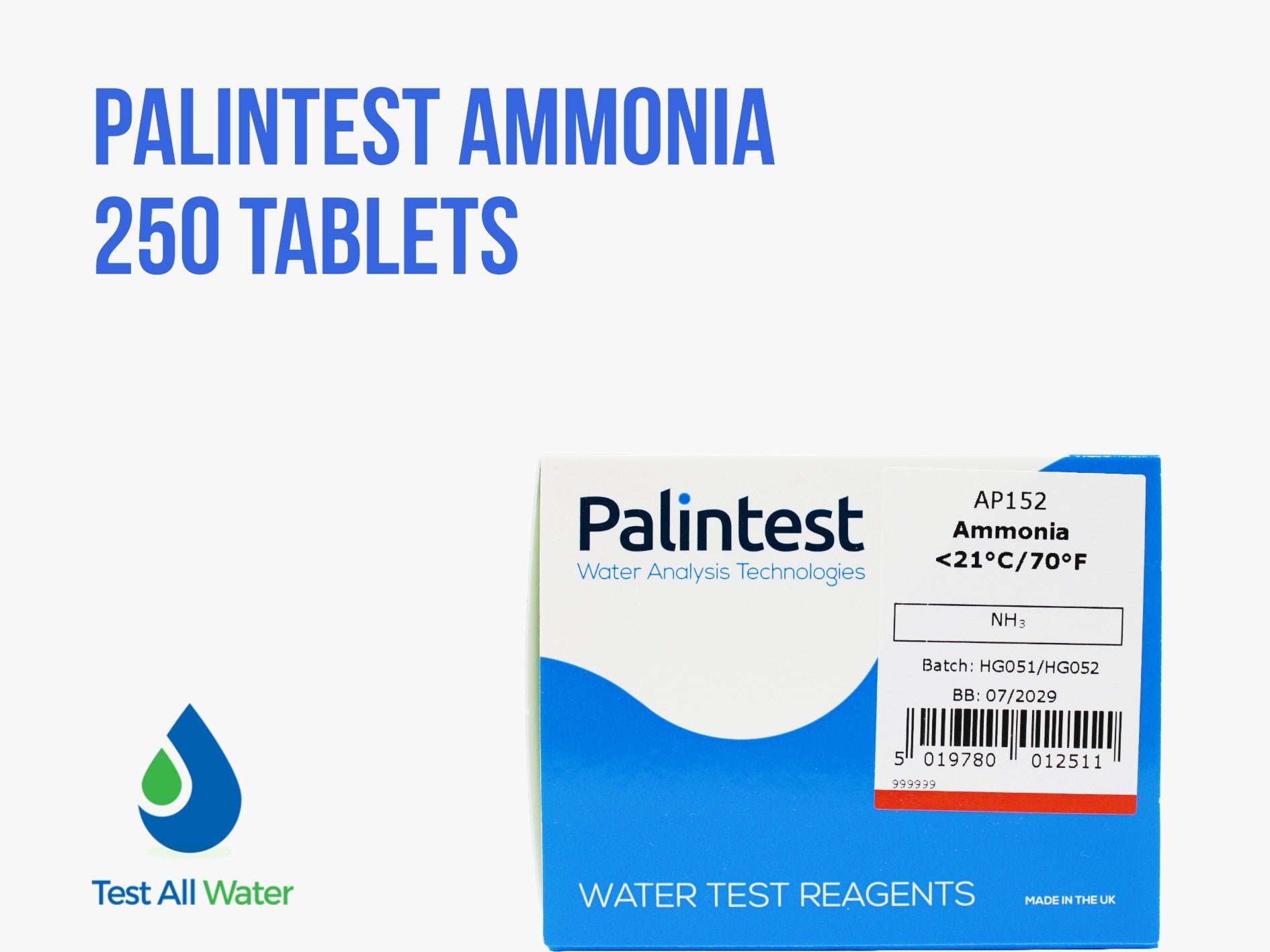 Palintest Ammonia Reagents