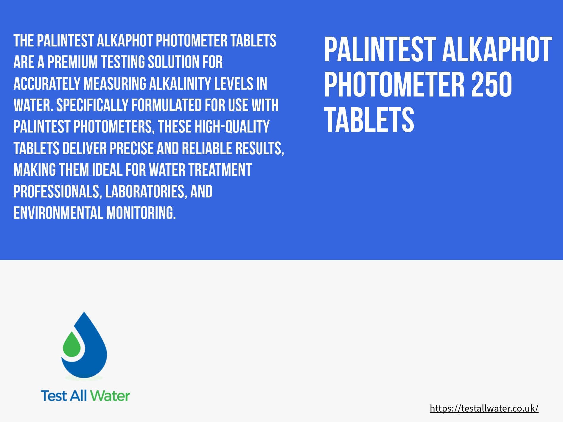Palintest Alkaphot Photometer Reagents
