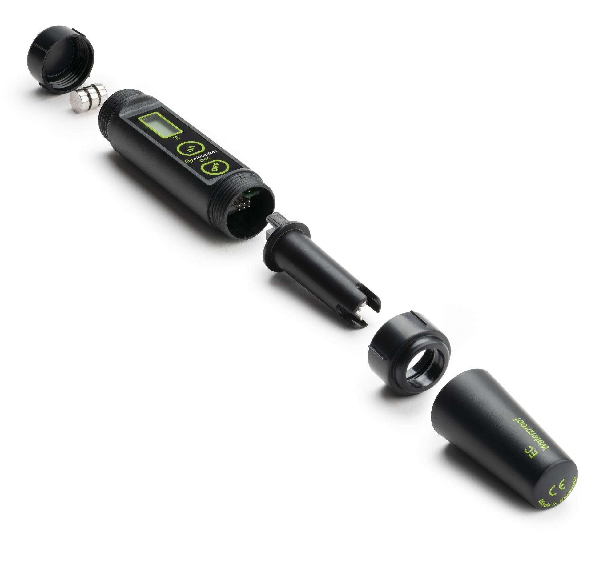 Milwaukee C65 Low Range Waterproof Conductivity Pen with ATC and Replaceable Electrode