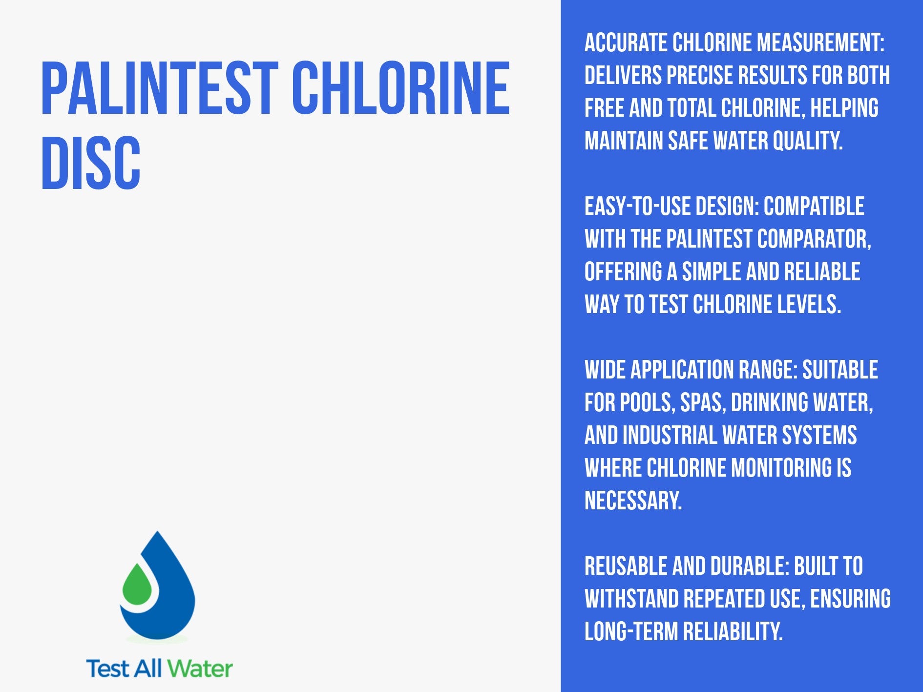 Palintest Chlorine Disc