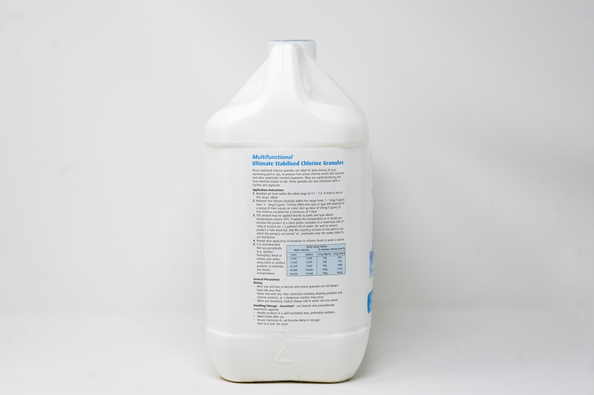 Stabilised Ultimate Multifunctional Chlorine Granules
