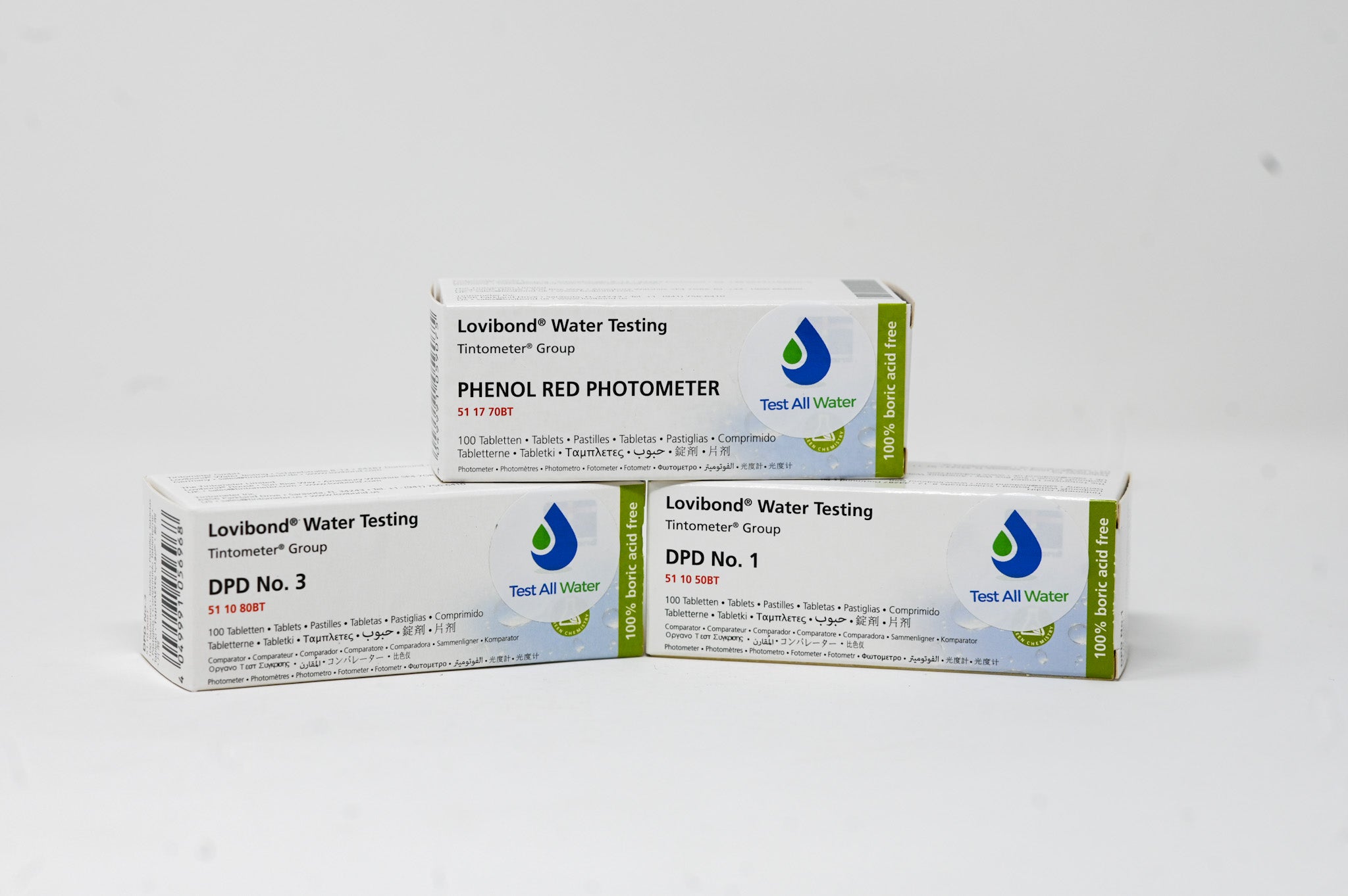 Lovibond DPD No.1, DPD No.3 & pH Reagents