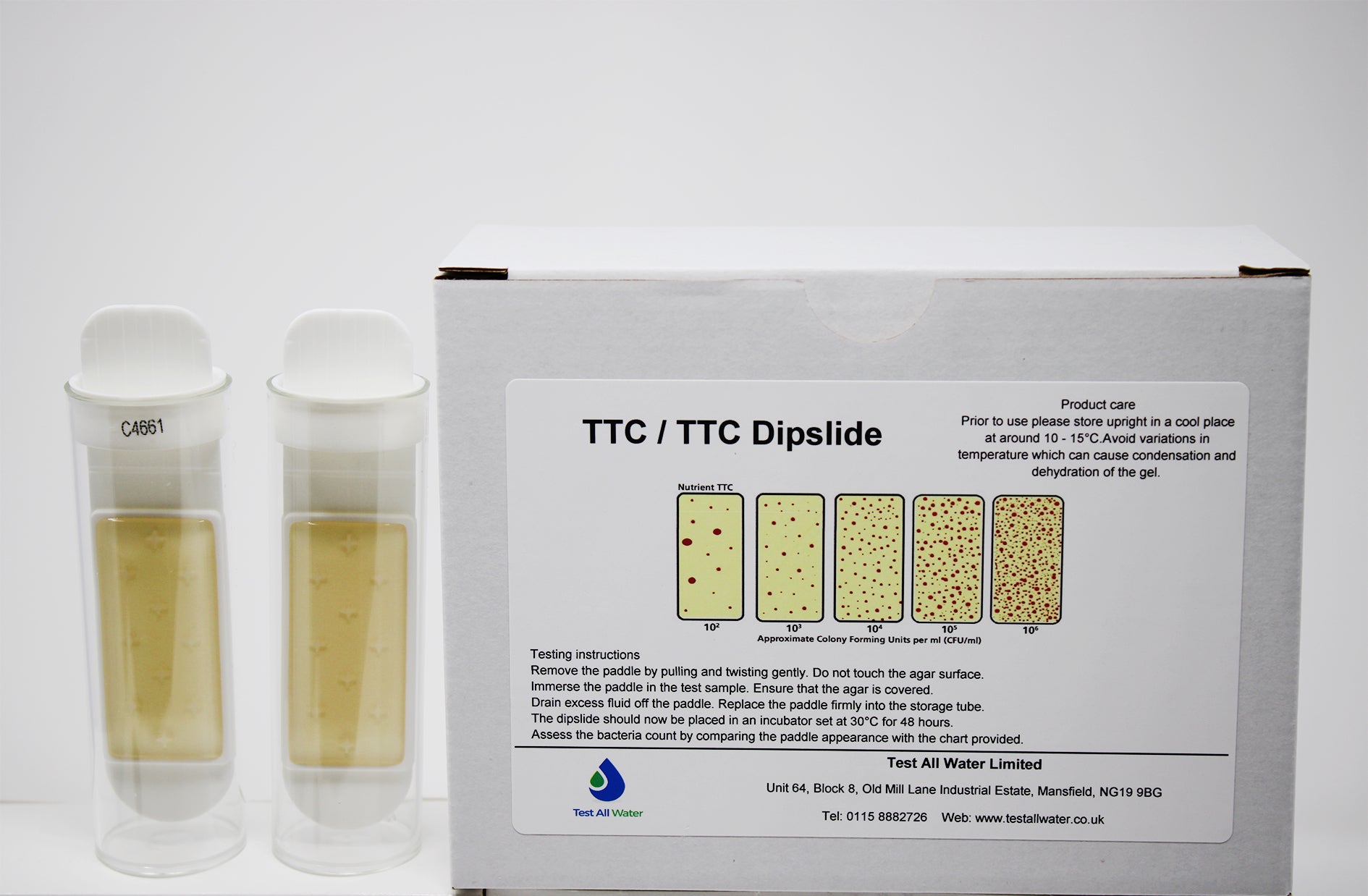 TTC/TTC Dipslides (Test All Water)