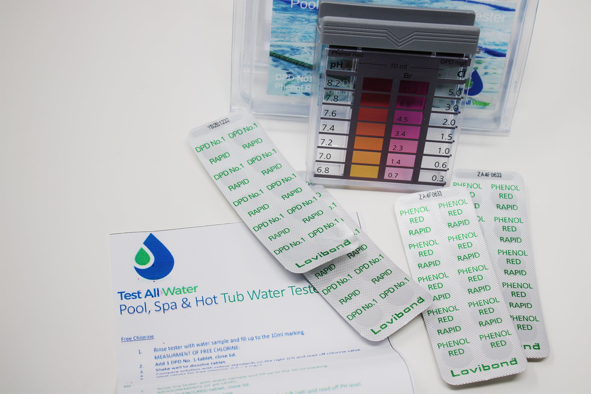 Pool, Spa & Hot Tub Water Tester