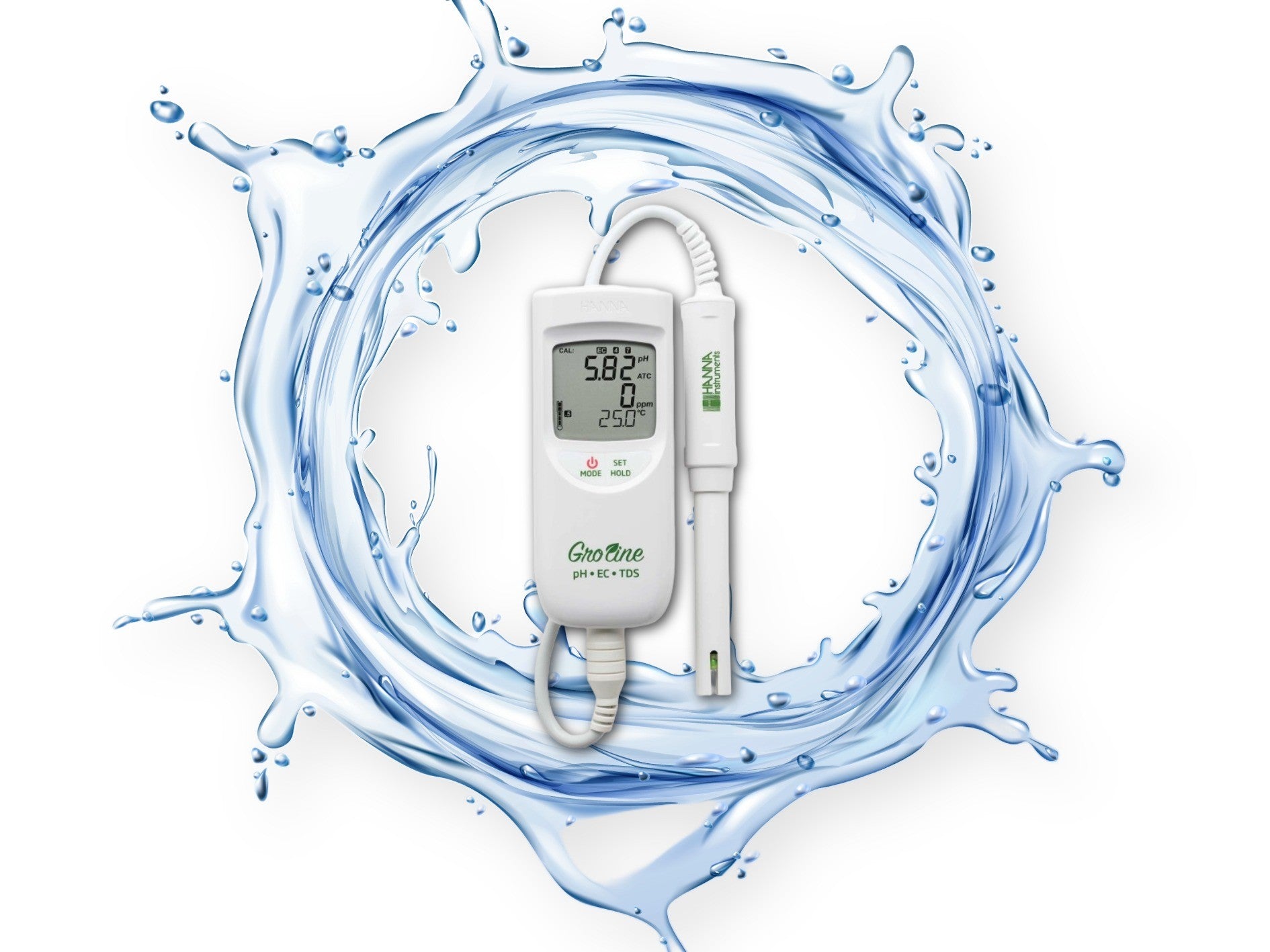 Hanna Instruments-9814 Groline Hydroponic Portable pH/EC/TDS/Temperature Meter