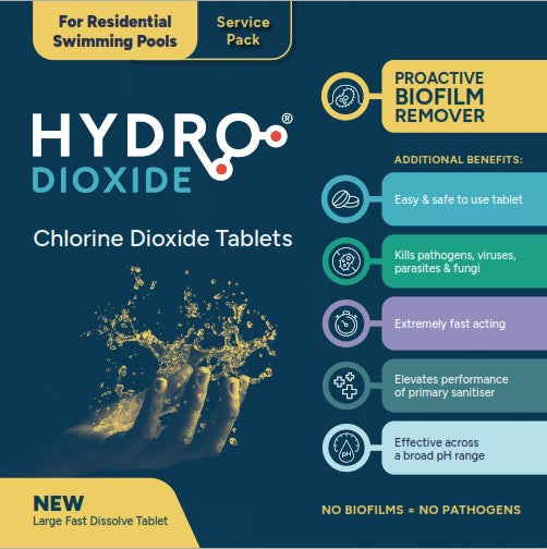 Hydro Dioxide (Chlorine Dioxide for Residential Pools, Hot Tubs, Canine Pools