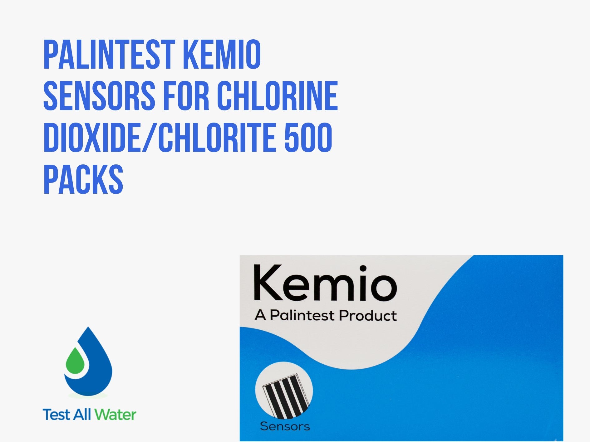 Palintest Kemio Sensors for Chlorine Dioxide/Chlorite
