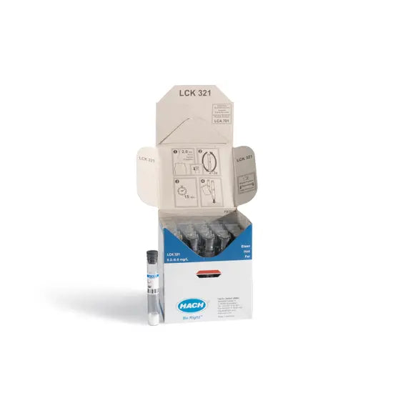 HACH Iron cuvette test 0.2-6.0 mg/L Fe, 25 tests