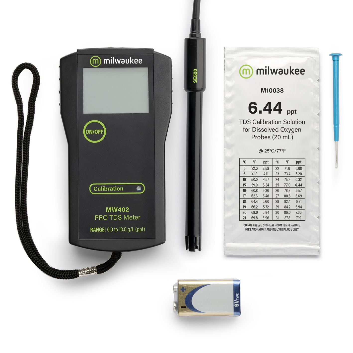 Milwaukee MW402 PRO High Range Total Dissolved Solids Meter