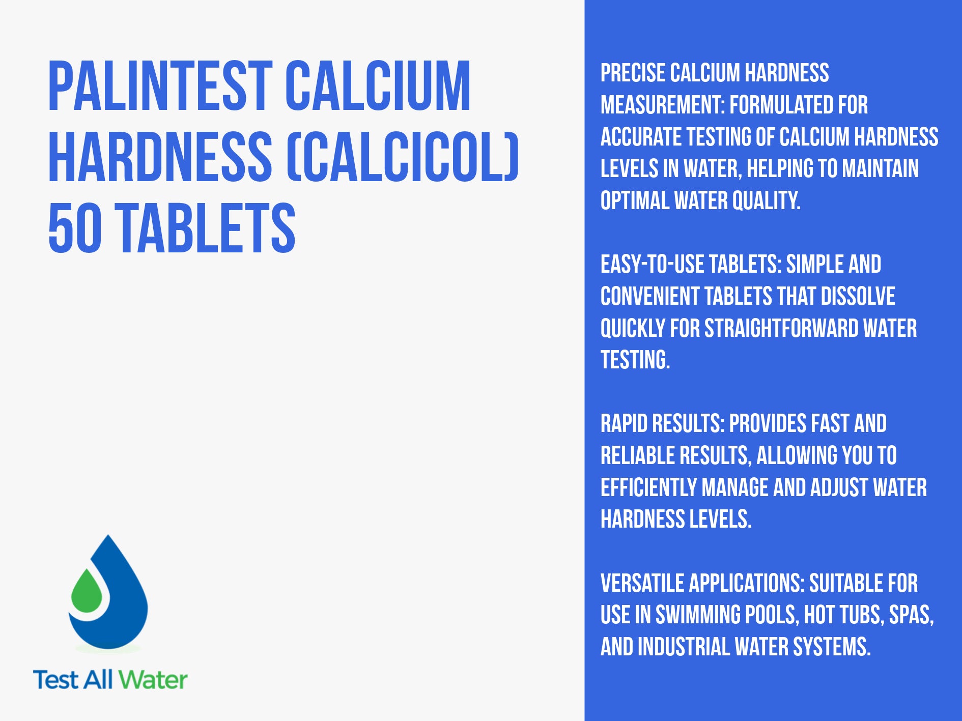 Palintest Calcicol Calcium Hardness Reagents