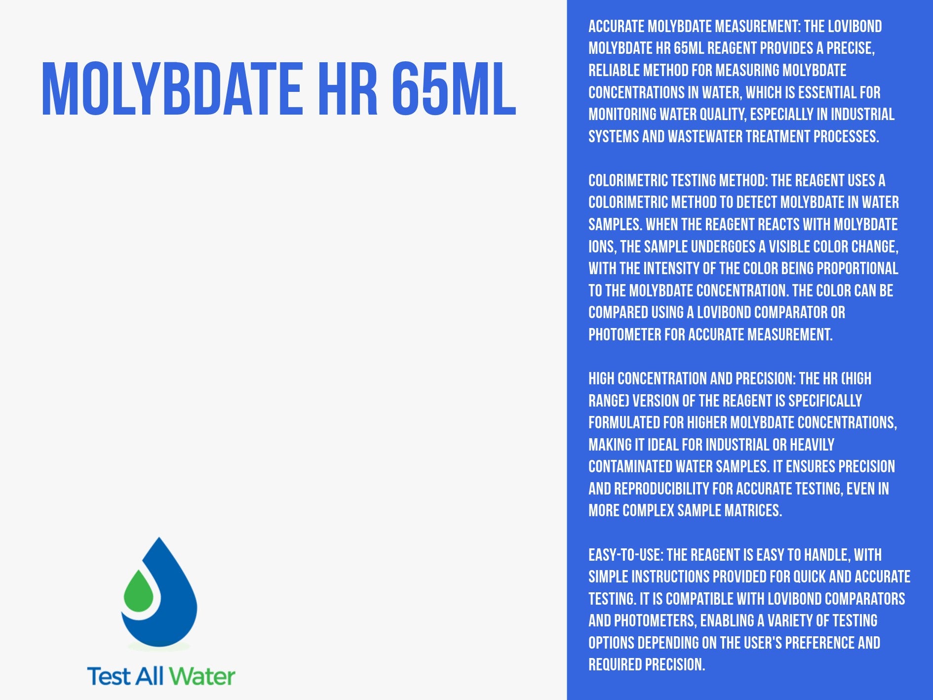 Molybdate HR 65ml