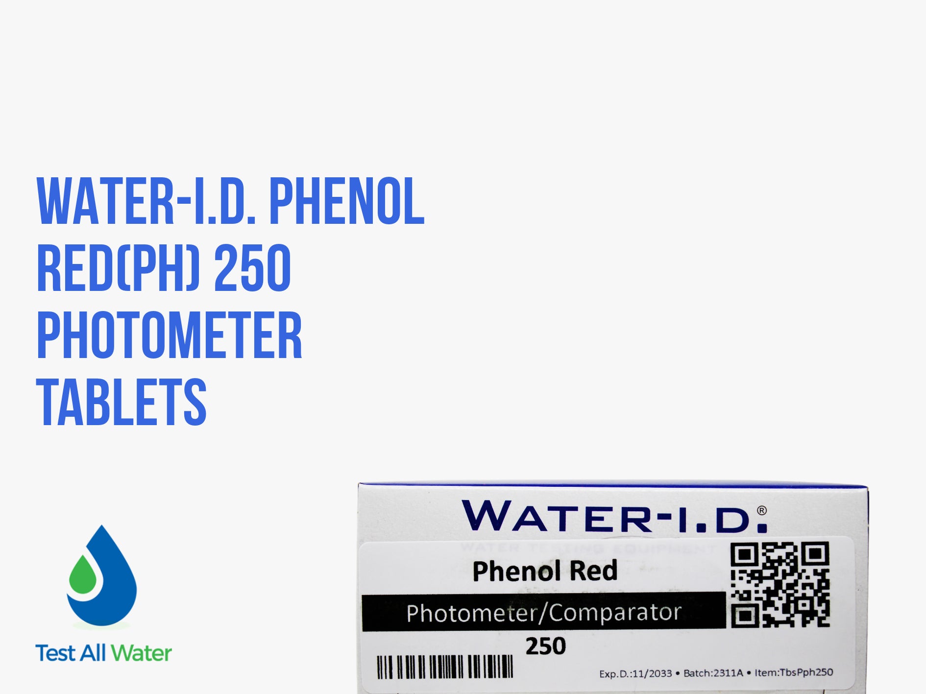 PoolLab Phenol Red (pH) Tablets