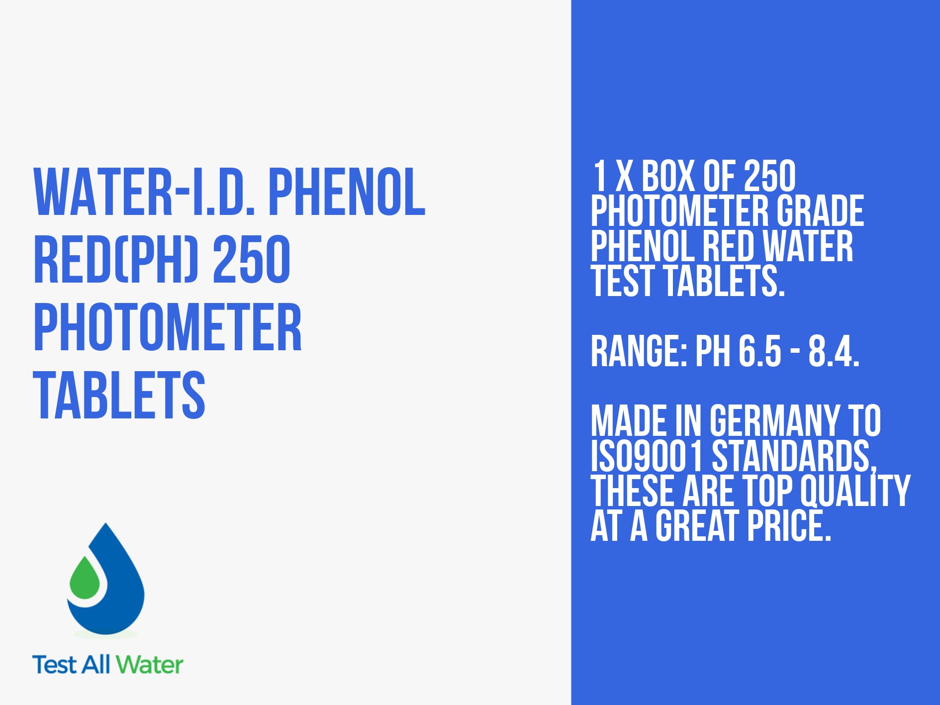 PoolLab Phenol Red (pH) Tablets