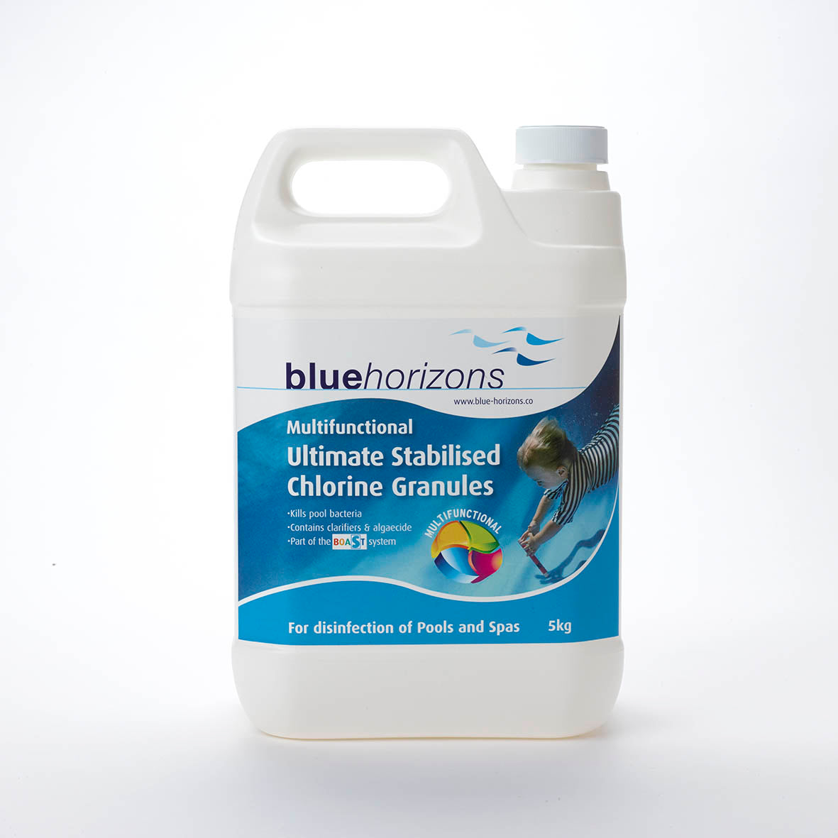 Blue Horizons Ultimate Stabilised Multifunctional Chlorine Granules - Use CLULTGRN5OL / CLULTGRN2OL as alternative