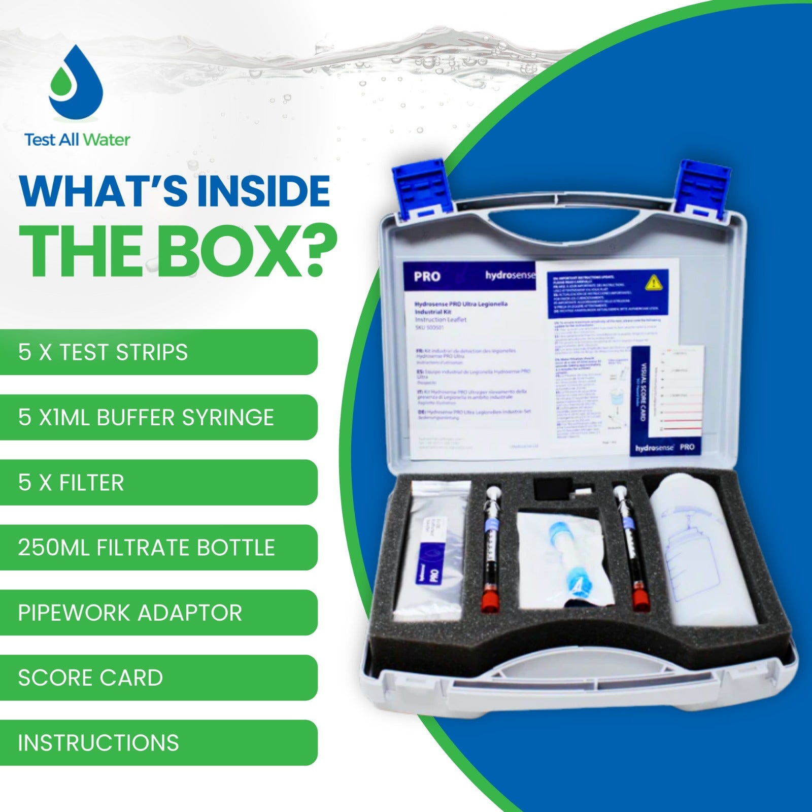 Hydrosense PRO Ultra Legionella Industrial Kit