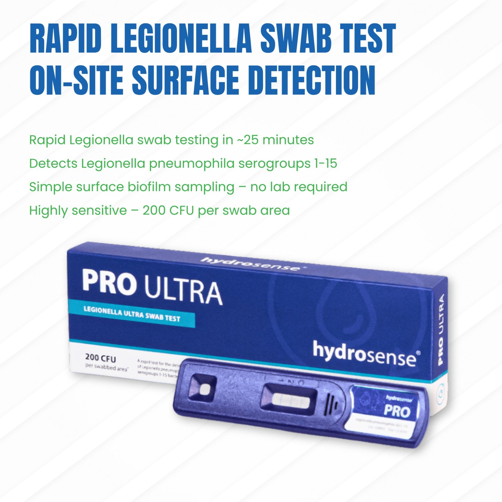 Hydrosense PRO Ultra Legionella Swab Test- Single Use