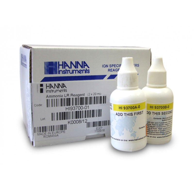 Hanna Instruments HI-93700-01 Ammonia Low Range Reagents