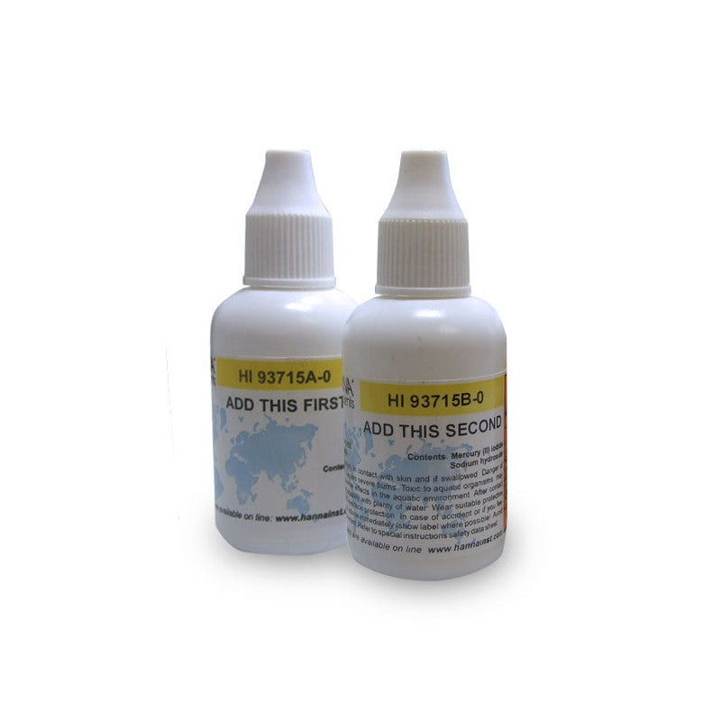 Hanna Instruments HI-93715-01 Ammonia MR Reagent, Nessler Method 100 tests