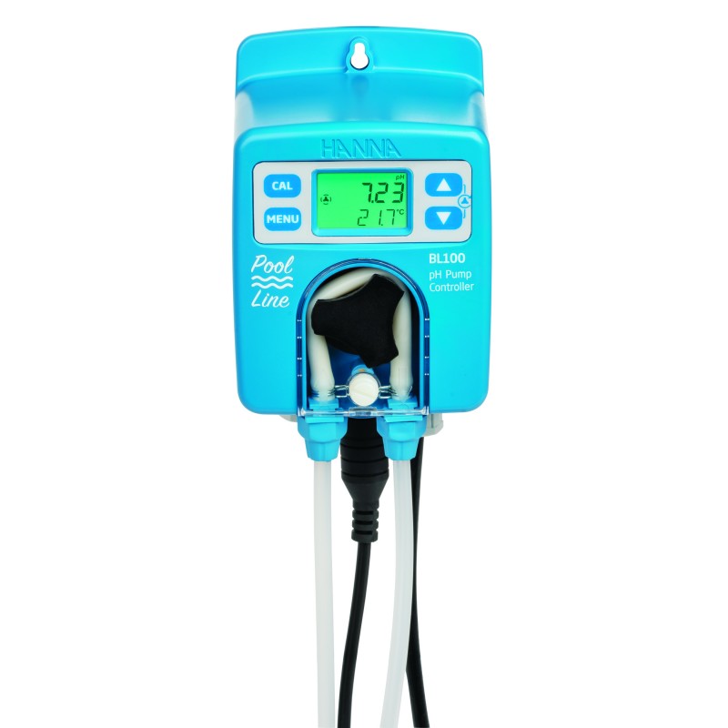 Hanna Instruments BL-100-00 Pool line pH controller and dosing pump with HI-10053 pH probe