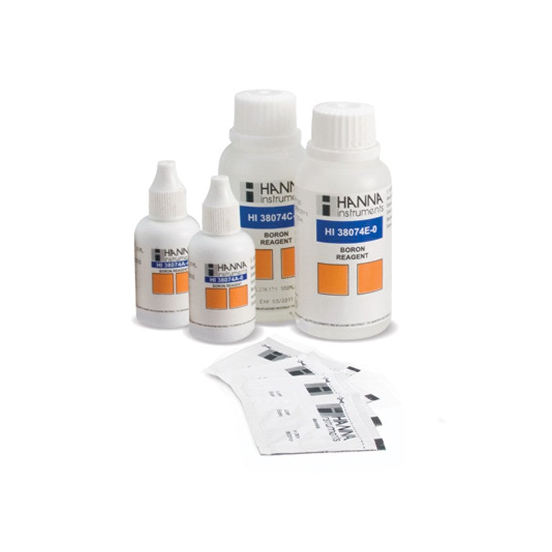 Hanna Instruments HI-38074-100 Boron, boric acid method, Reagent kit for 100 tests (B)