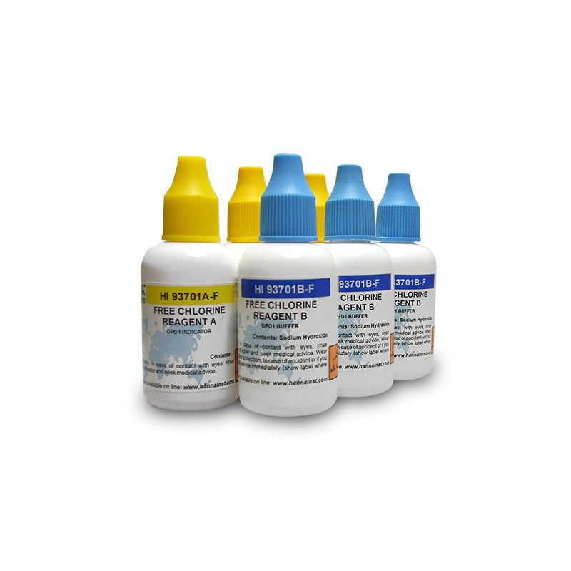 Hanna Instruments HI-93701-F Chlorine (Free) Liquid Reagents for 300 tests