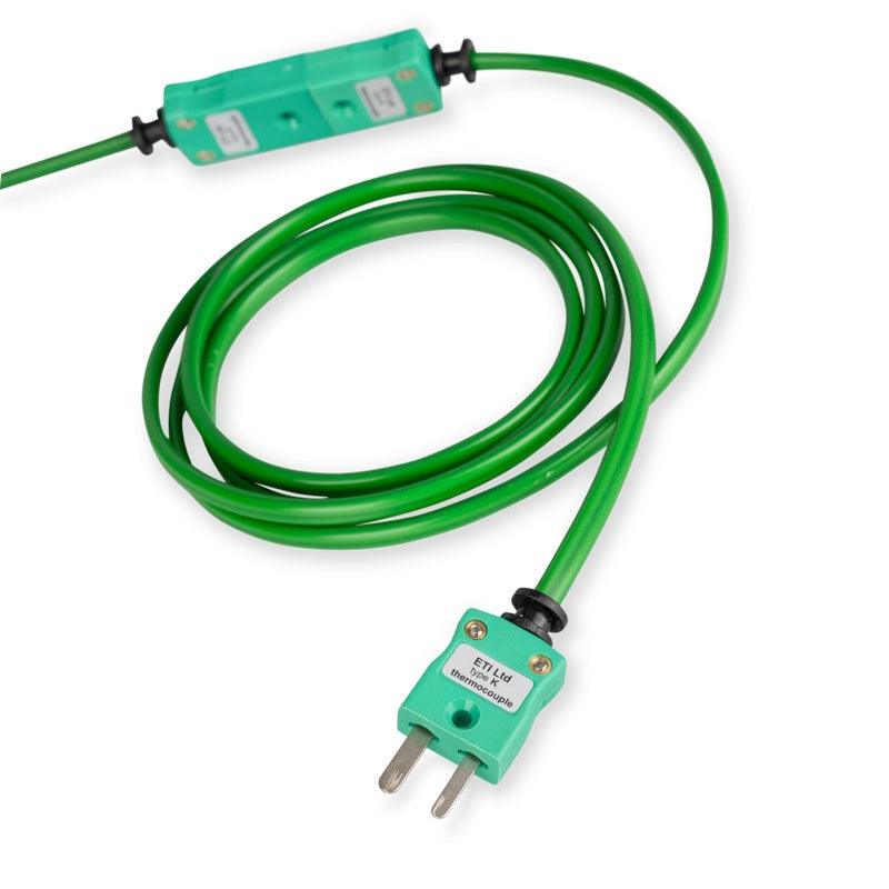 Corkscrew temperature probe