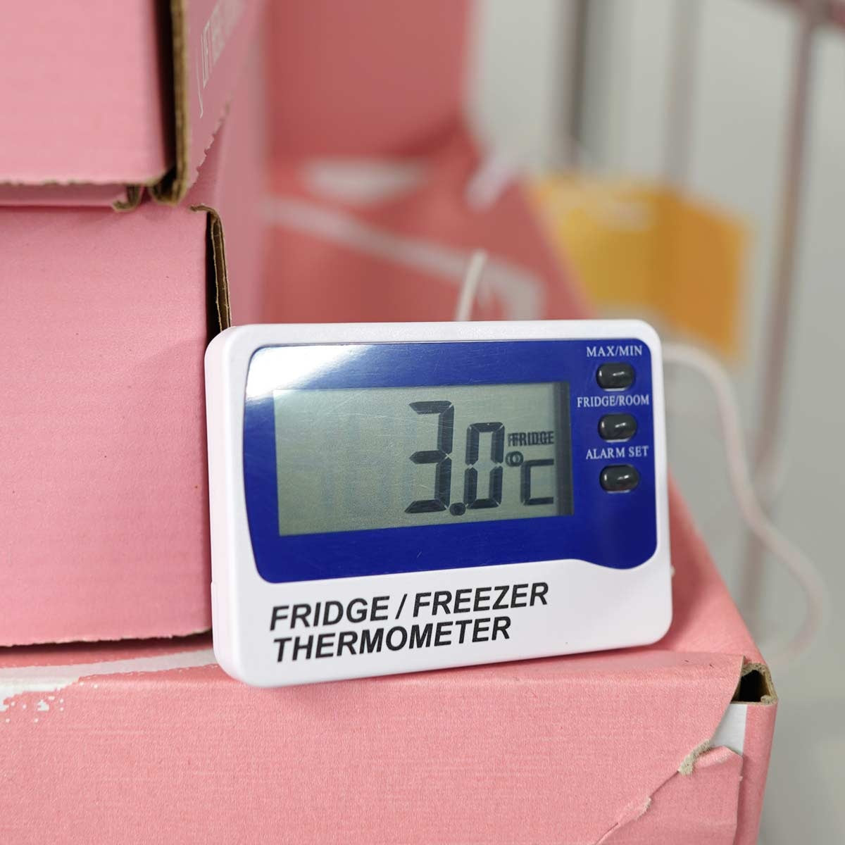 Digital Fridge Freezer Alarm Thermometer | UKAS Certified