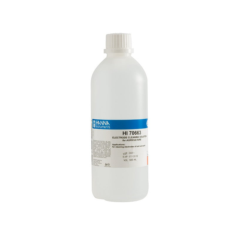 Hanna Instruments HI-70663L Electrode Cleaning Solution for Soil Deposits