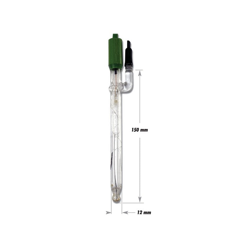 Hanna Instruments HI-1135B Glass Bodied pH electrode with Side Arm for Continuous Monitoring