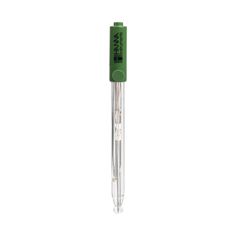 Hanna Instruments HI-1131Y Refillable Combination pH and temperature electrode with BNC and RCA Connector