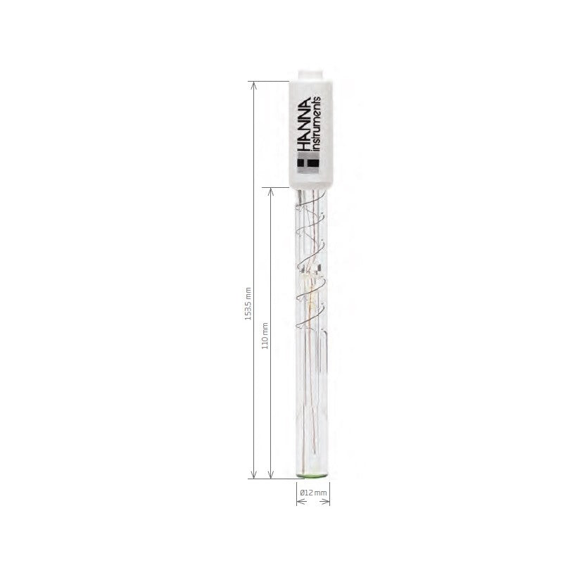 Hanna Instruments HI-14140 Digital Flat tipped pH electrode for surfaces