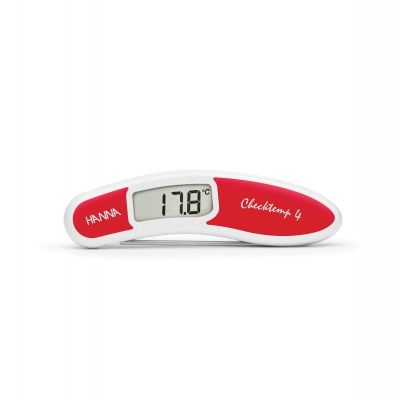 Hanna Instruments HI-151-1 Checktemp4® High accuracy red folding thermometer