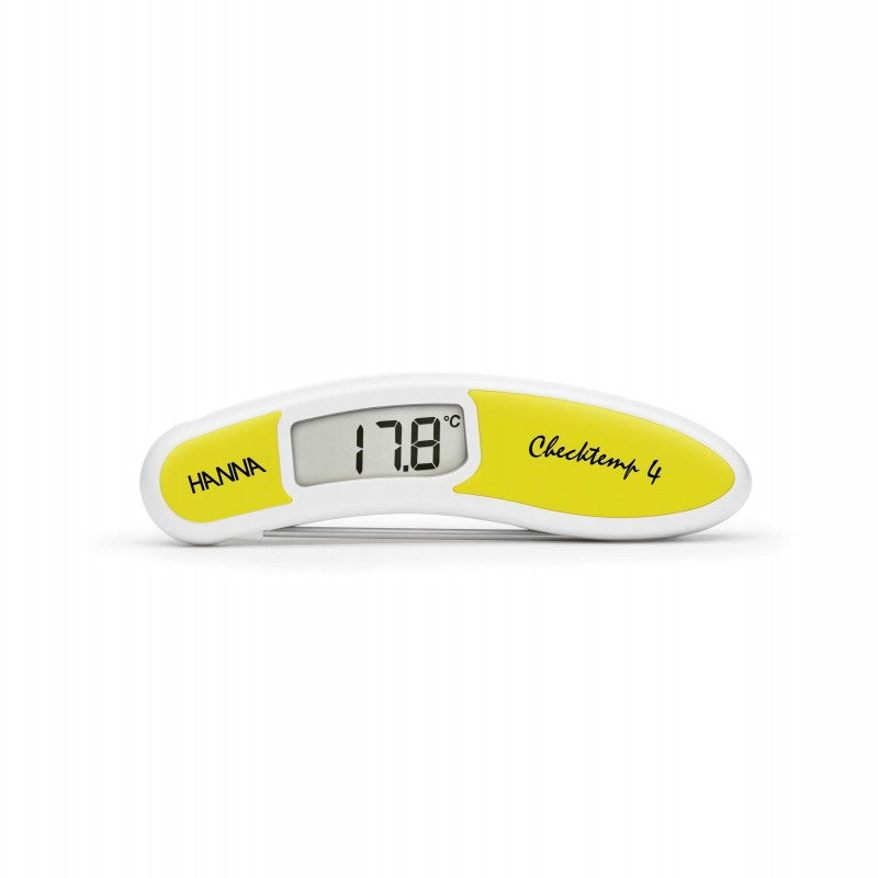 Hanna Instruments HI-151-3 Checktemp4® High accuracy yellow folding thermometer
