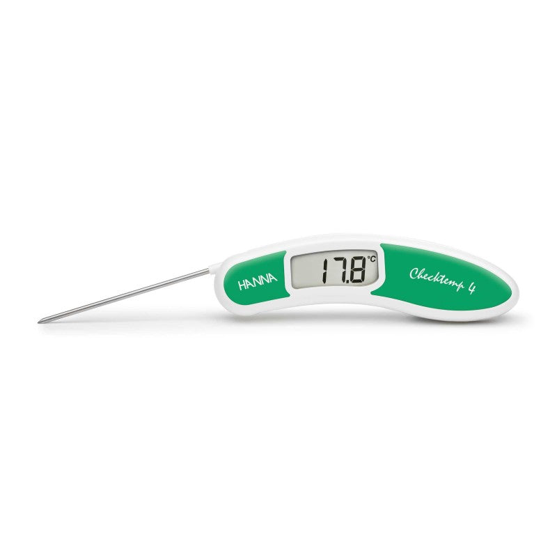 Hanna Instruments HI-151-4 Checktemp4® High accuracy green folding thermometer