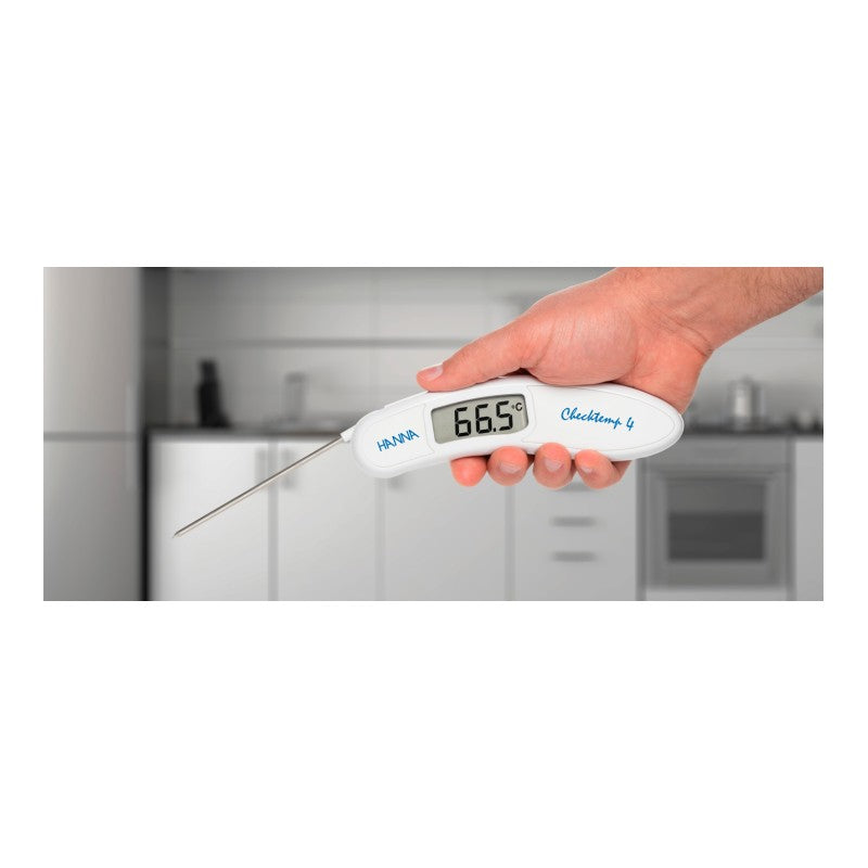 Hanna Instruments HI-151 Checktemp4® High accuracy white folding thermometer