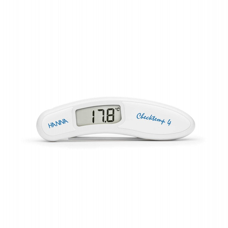 Hanna Instruments HI-151 Checktemp4® High accuracy white folding thermometer