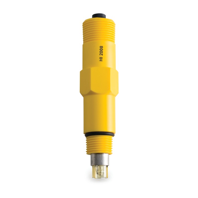 Hanna Instruments HI-2008 ORP Electrode with Gold Sensor for Continuous Flow-through Monitoring