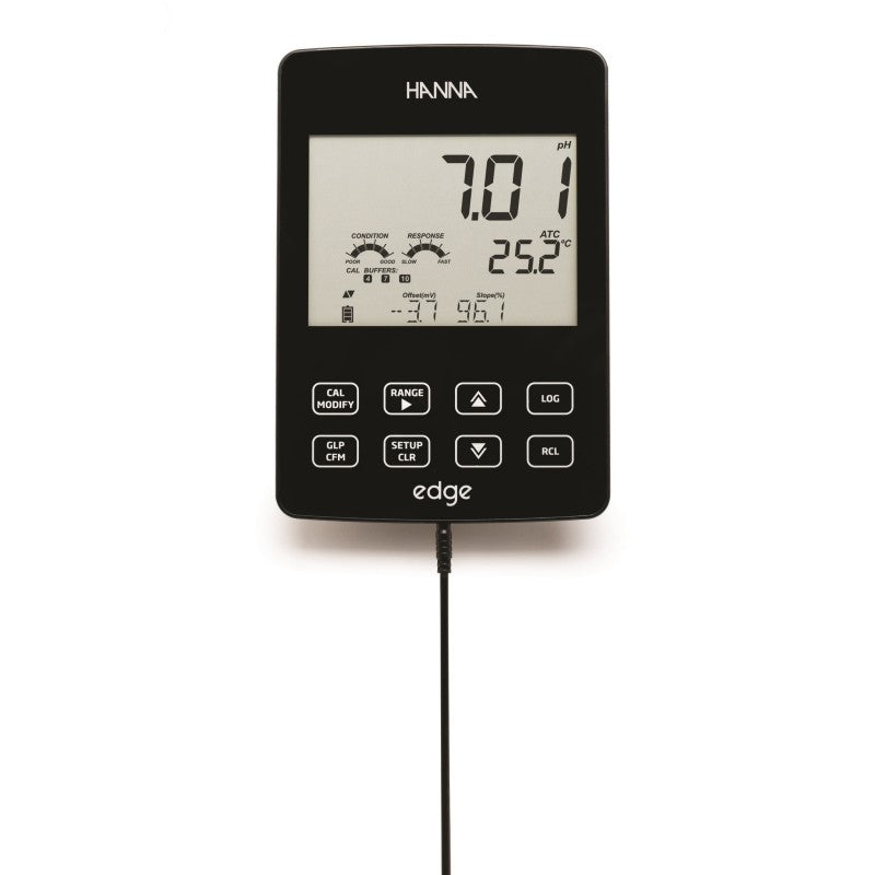 Hanna Instruments HI-2020 Edge Hybrid Multiparameter pH EC DO Meter - No Electrode