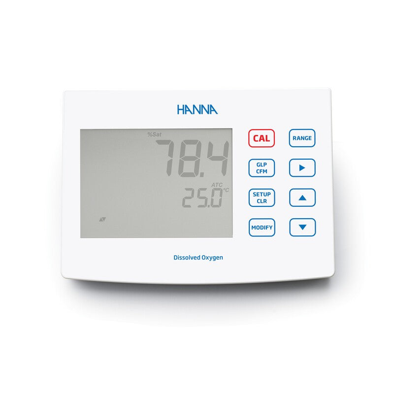 Hanna Instruments HI-2641 Dissolved Oxygen Benchtop Meter with Data Logging