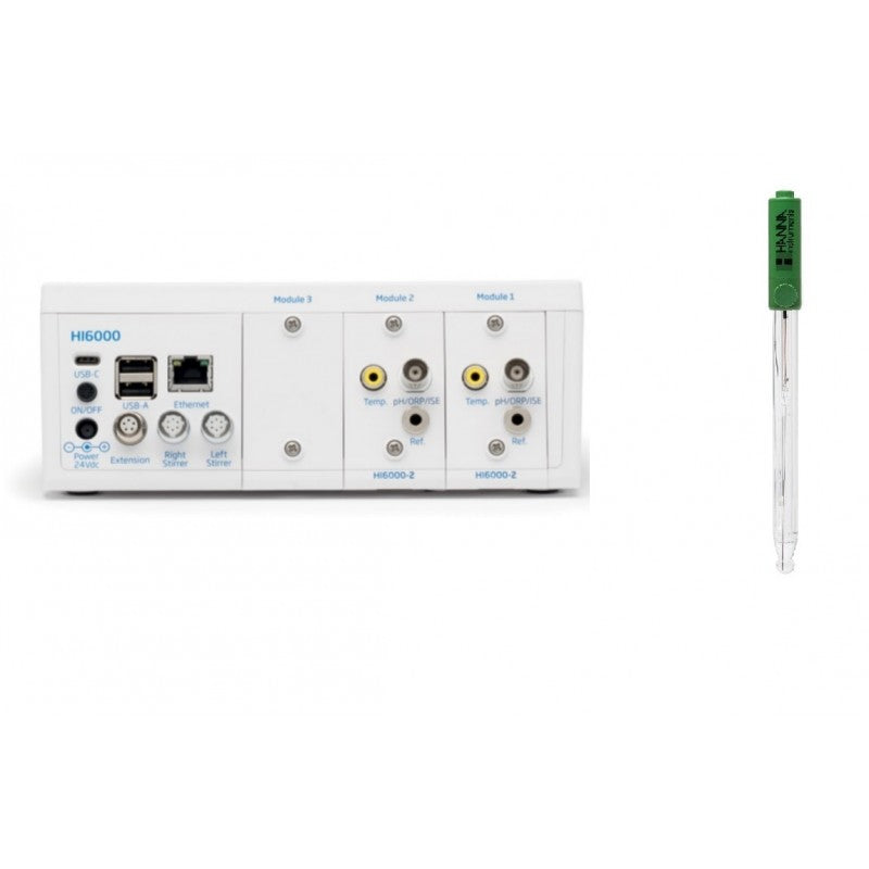 Hanna Instruments HI-6222 pH/ORP/ISE Multiparameter Modular Benchtop Meter