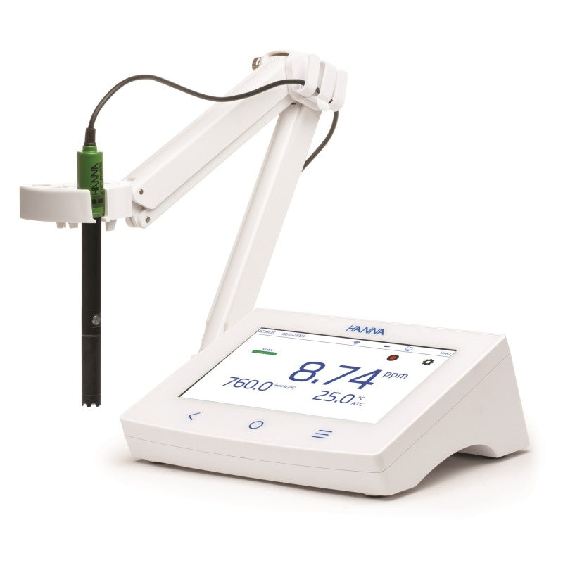 Hanna Instruments HI-6421/P Advanced Dissolved Oxygen Polarographic Benchtop Meter
